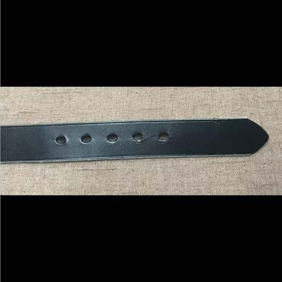 ADM Award Design Medals Texas Solid Brass Buckle Black Leather Belt Norman OK - Picture 8 of 13